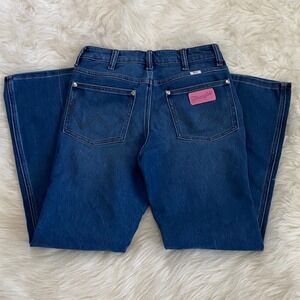 Wrangler Barbie Jeans Womens Size 27 Blue Denim Flare Leg Y2K Retro